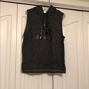 Reebok workout sleeveless hoodie